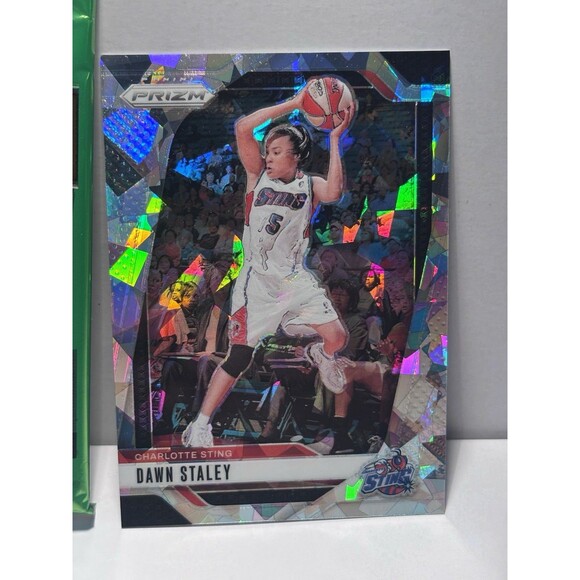 Dawn Staley Cracked Ice Silver & Sealed 4 WNBA Card Pack Sting South Carolina - Picture 2 of 4